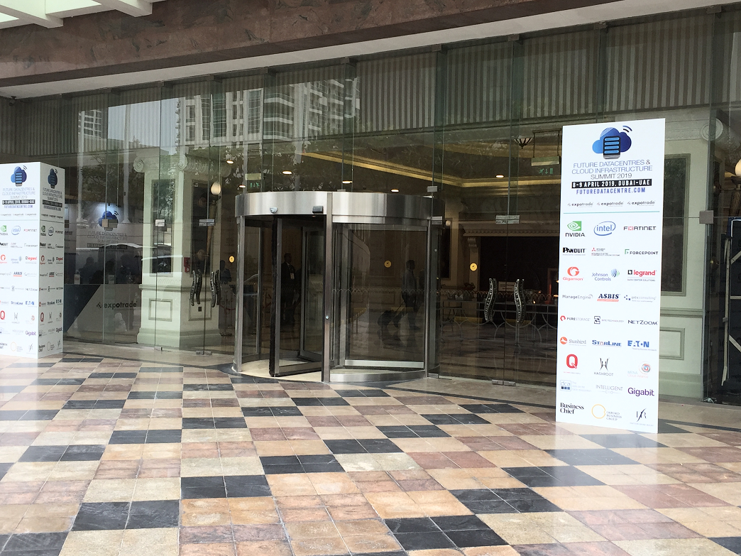 Future DataCentres & Cloud Infrastructure Summit 2019 Outside Front Entrance